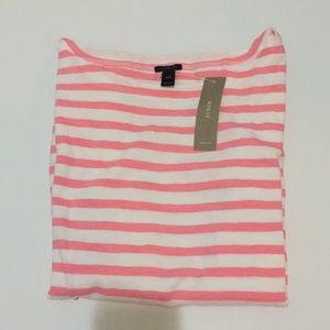 J.Crew striped boatneck tee